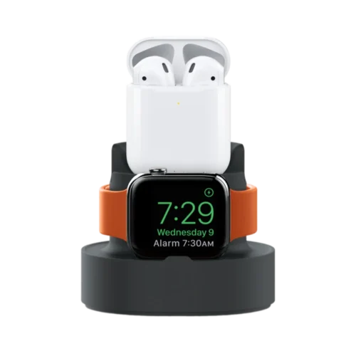 Digital Watch with Airpods