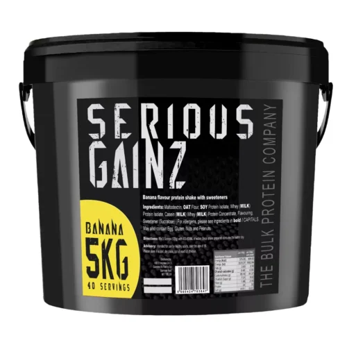 Serious Gainz – 5Kg – Strong Mutant Mass Weight Gainer Best Protein Powder Shake